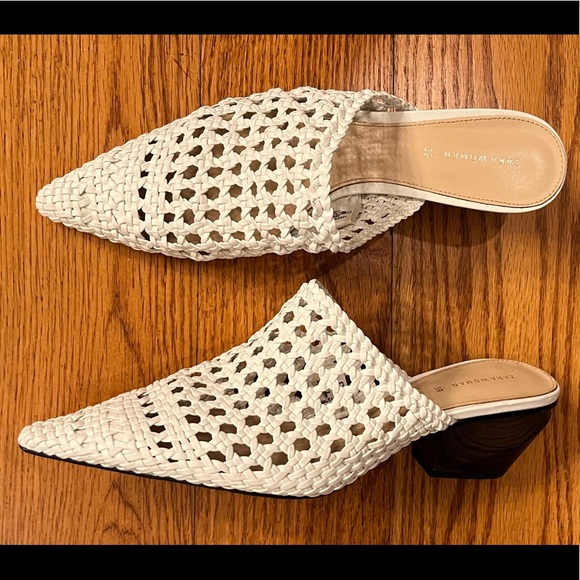 Zara | Shoes | Zara Woven Cowboy Heeled 